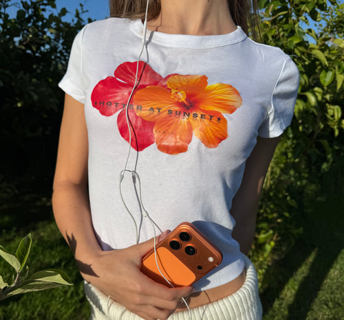 Hotter At Sunset Cropped Tee